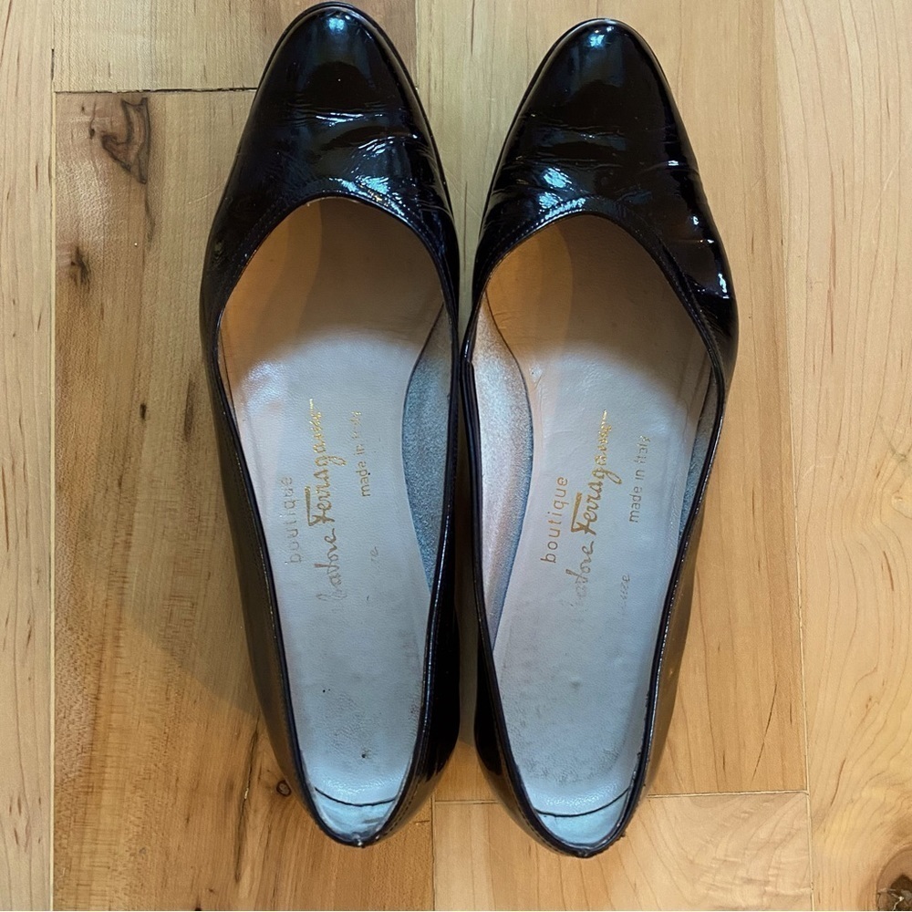 Salvatore Ferragamo Patent Leather Flats